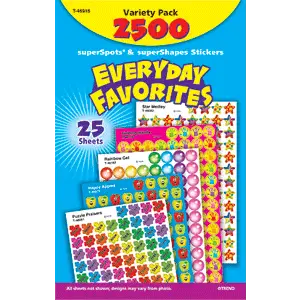 Everyday Favorites - Mini Stickers For Dot Books (2,500)-0