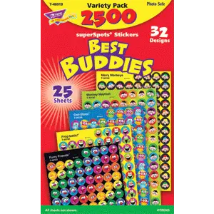 Best Buddies - Mini Stickers For Dot Books (2,500)-0