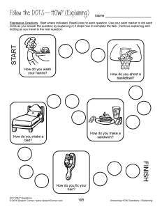 Dot WH? Questions - Speech Corner