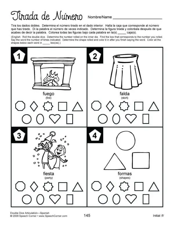 Double Dice Articulation - Spanish - Image 7