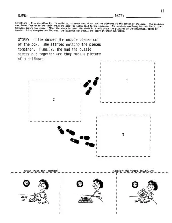 Auditory & Verbal Sequencing - Image 2