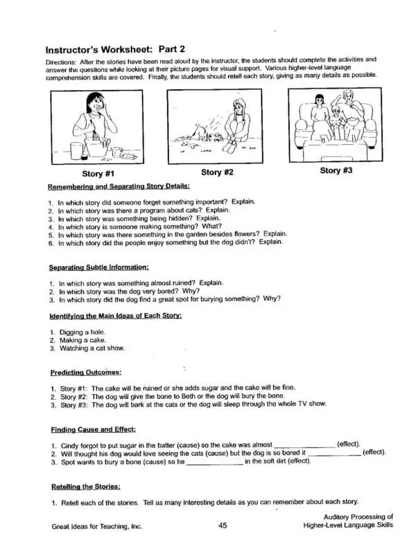 Auditory Processing of Higher-Level Language Skills - Image 9