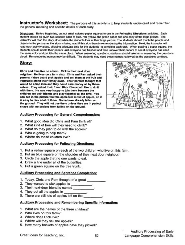 Auditory Processing of Early Language Comprehension Skills - Image 6