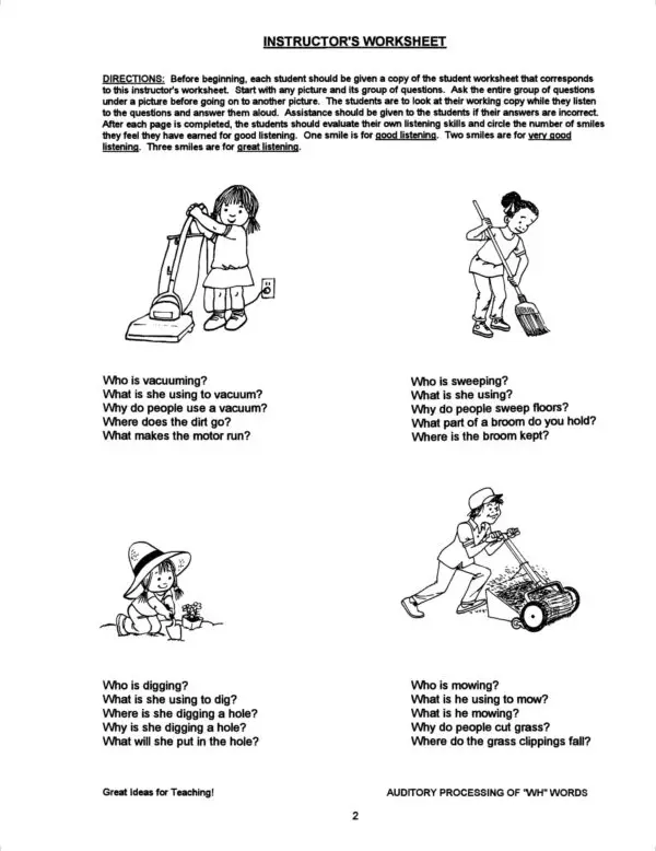 Auditory Processing of "WH" Words - Image 3