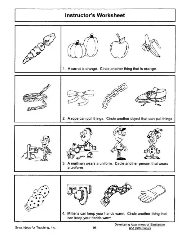 Developing Awareness of Similarities & Differences - Image 5