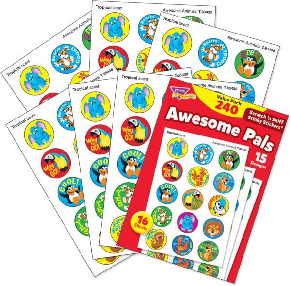 Awesome Pals Scratch 'n Sniff Stinky Stickers® Variety Pack (240 stickers) - Image 2