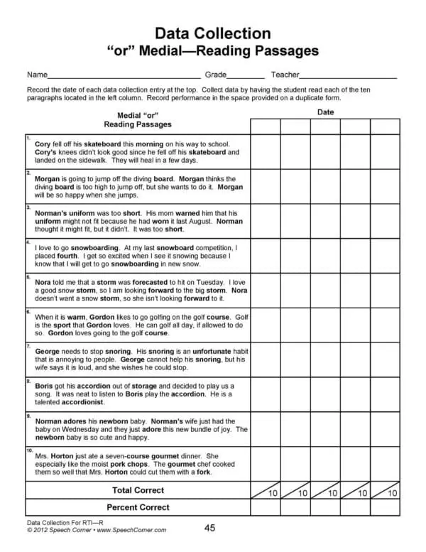 Data Collection For Articulation - R Workbook **Damaged/Dented Discount** Web Only - Image 7