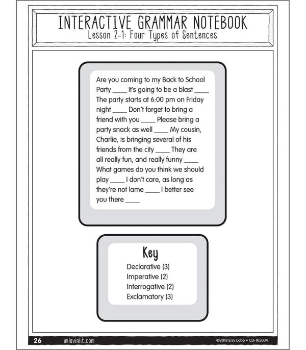 Interactive Grammar Notebook - Image 4