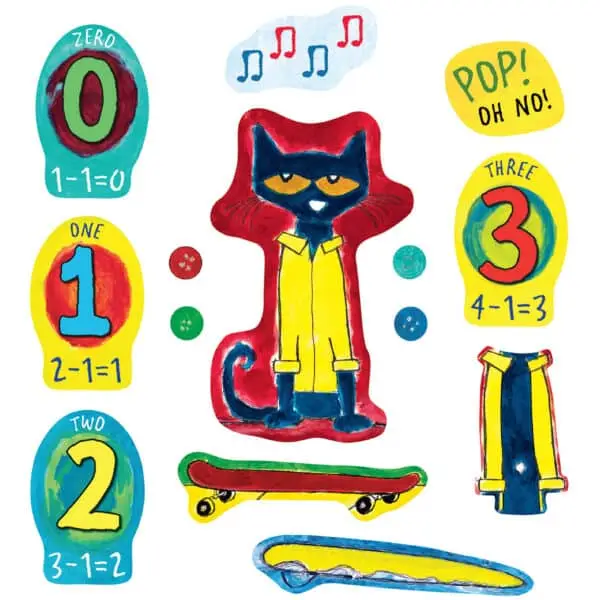 Pete the Cat and His Four Groovy Buttons - Flannel Board Stories