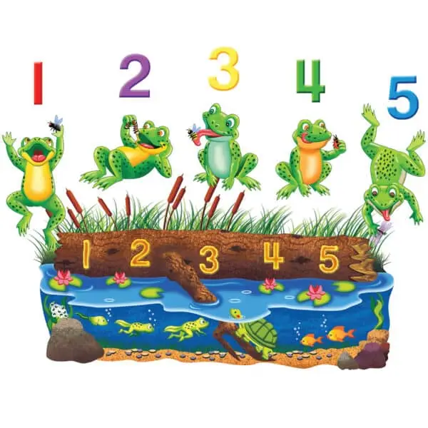 Five Speckled Frogs - Flannel Board Stories