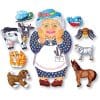 Old Lady Who Swallowed a Fly - Flannel Board Stories