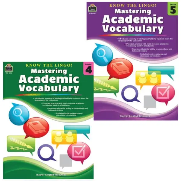 Know the Lingo! Mastering Academic Vocabulary, Grades 4-5