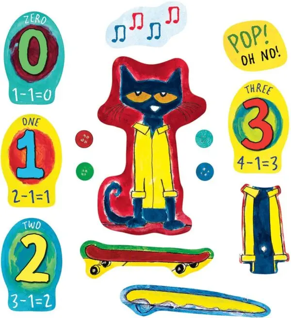 Pete the Cat and His Four Groovy Buttons - Flannel Board Stories-0