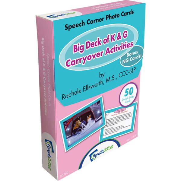 Big Deck of K & G Carryover Activities - Speech Corner Photo Cards