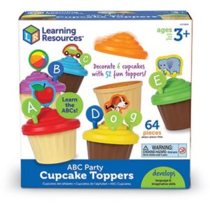 ABC Party Cupcake Toppers-0
