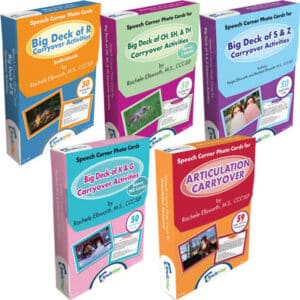 Speech Corner Photo Cards- Big Deck of Carryover Activities Bundle (SC-205, 230, 235, 240, 260)-0