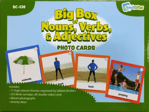 Big Box of Nouns, Verbs, and Adjectives—Photo Cards - Image 2