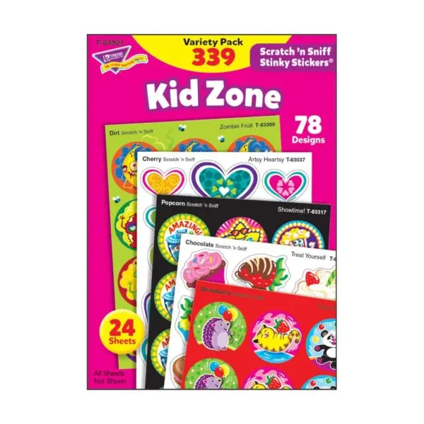 Kid Zone Scratch 'n Sniff Stinky Stickers® Variety Pack - Image 2