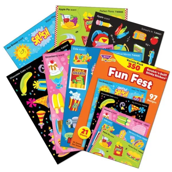 Fun Fest Scratch 'n Sniff Stinky Stickers® Variety Pack - Image 2