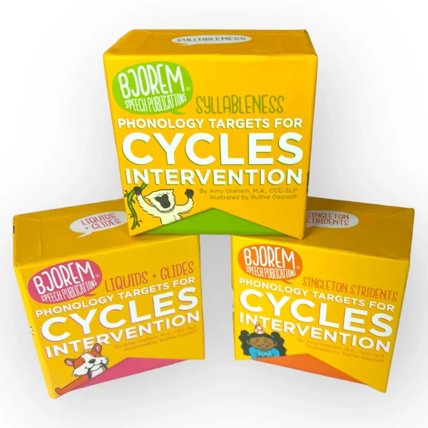 Bjorem Phonology Cycles Bundle Set #2 (Stridents, Syllableness, Liquids/Glides)