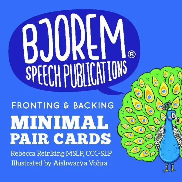 Bjorem Minimal Pairs: Fronting & Backing