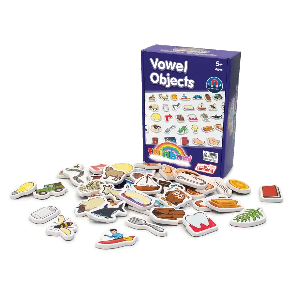 Rainbow Vowel Objects