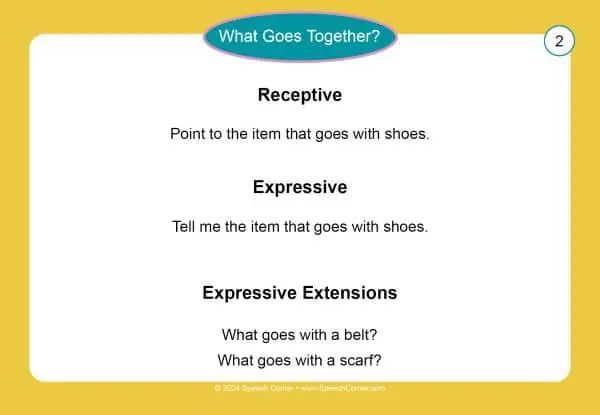 Speech Corner Photo Cards: What Goes Together? - Image 3