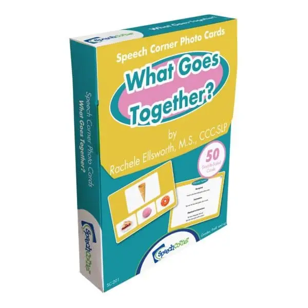 Speech Corner Photo Cards: What Goes Together?