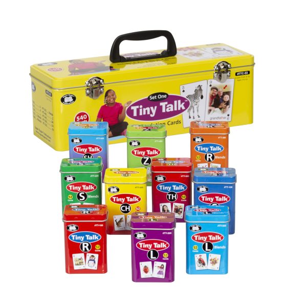 Tiny Talk Articulation Cards Bundle #1 (S, R, L, S-Clusters, R-Clusters, L-Clusters, Z, SH, CH, and TH)