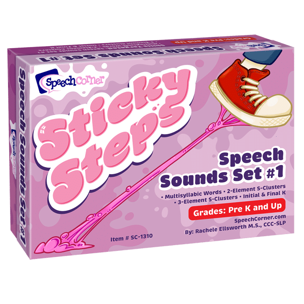 Sticky Steps Speech Sounds Set #1 *Pre-Order Item-Will Ship Late February*