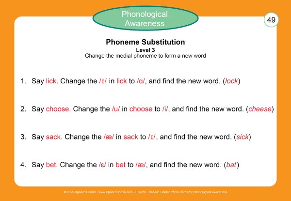 Phonological Awareness Speech Corner Photo Cards *Pre-Order Item-Will Ship At the Beginning of February* - Image 13