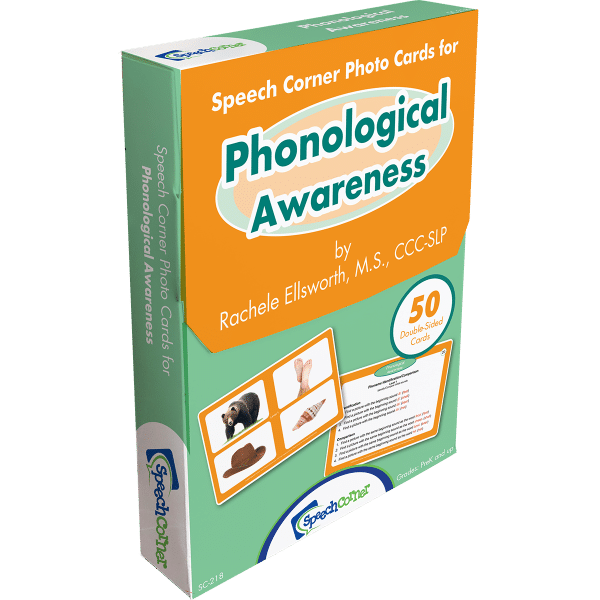 Phonological Awareness Speech Corner Photo Cards *Pre-Order Item-Will Ship At the Beginning of February*