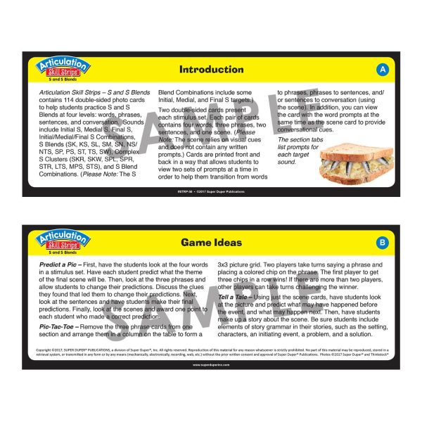 Articulation Skill Strips S and S Blends - Image 3