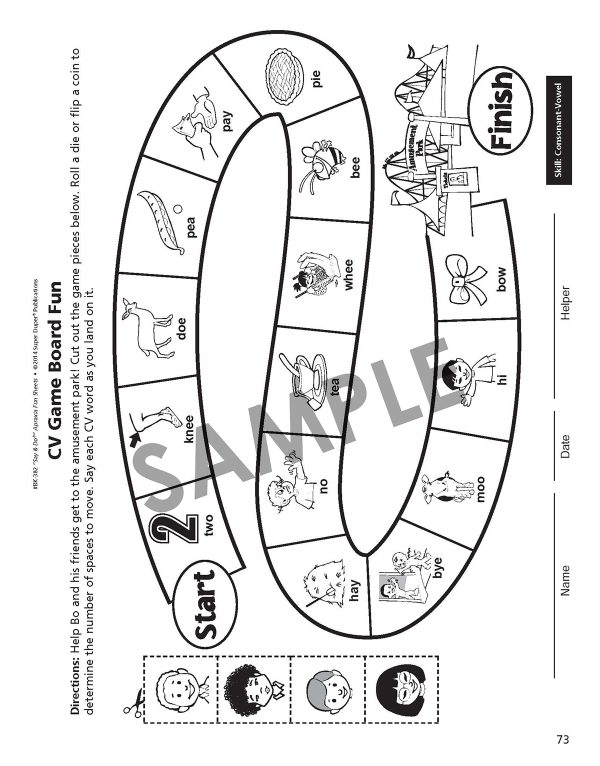 Say and Do Apraxia Fun Sheets - Image 6