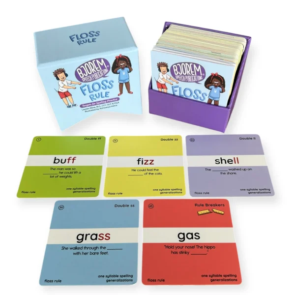 Bjorem Floss Rule Targets for Spelling Practice *Pre-Order Item-Will Ship at a Later Date* - Image 2