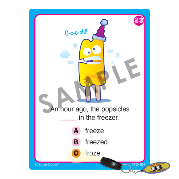 100 Irregular Past Tense Verbs Super Fun Deck - Image 6