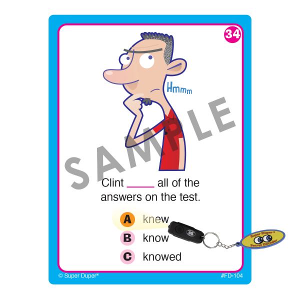 100 Irregular Past Tense Verbs Super Fun Deck - Image 7