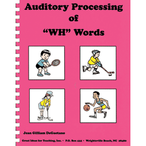 Auditory Processing of "WH" Words-0